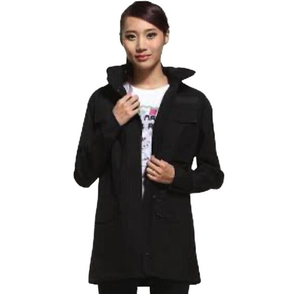 Nike Women's M65 Gore-Tex Jacket 456360-010 Black Performance Shell Rain Coat - Picture 1 of 15